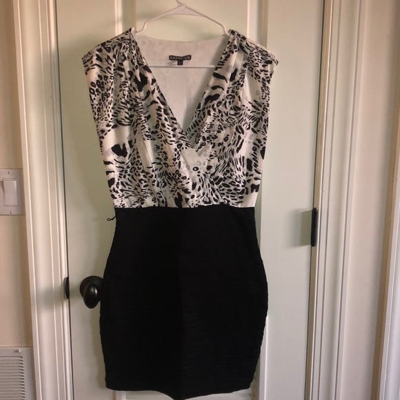 ANIMAL PRINTED BANDAGE DRESS main image 0